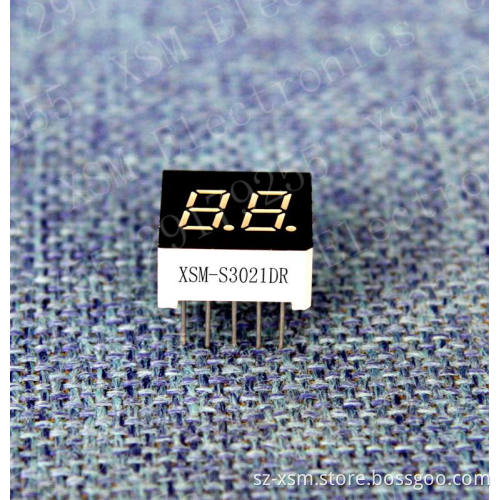 0.3'' 2 Digit 7 Segment LED Display (XSM-S3022DR)